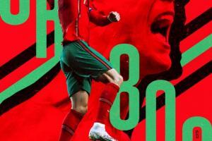 C罗突破生涯800球大关！葡萄牙官推：CR7进化成CR800了！