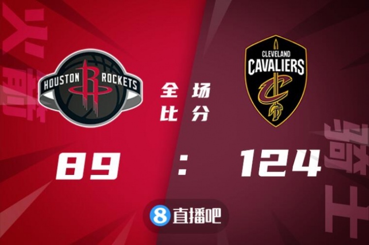 🏀加兰德21分 乐福15+6 萨古19+11+5 骑士大胜火箭取5连胜