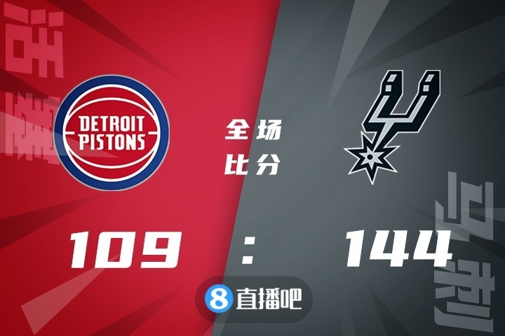 🏀凯尔登27+5 贝23+8 H-迪亚洛28分 马刺轻取活塞迎3连胜