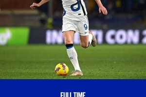 国米本场数据：控球率72%，射门21-7、射正4-1、角球14-0
