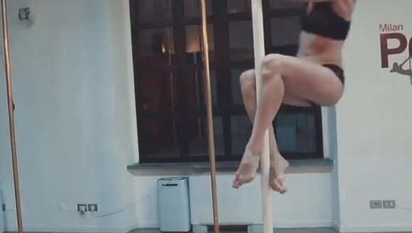 意大利美女主持人莱奥塔的钢管舞你喜欢吗？